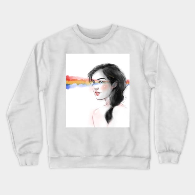 Love is Love Crewneck Sweatshirt by christinechangart